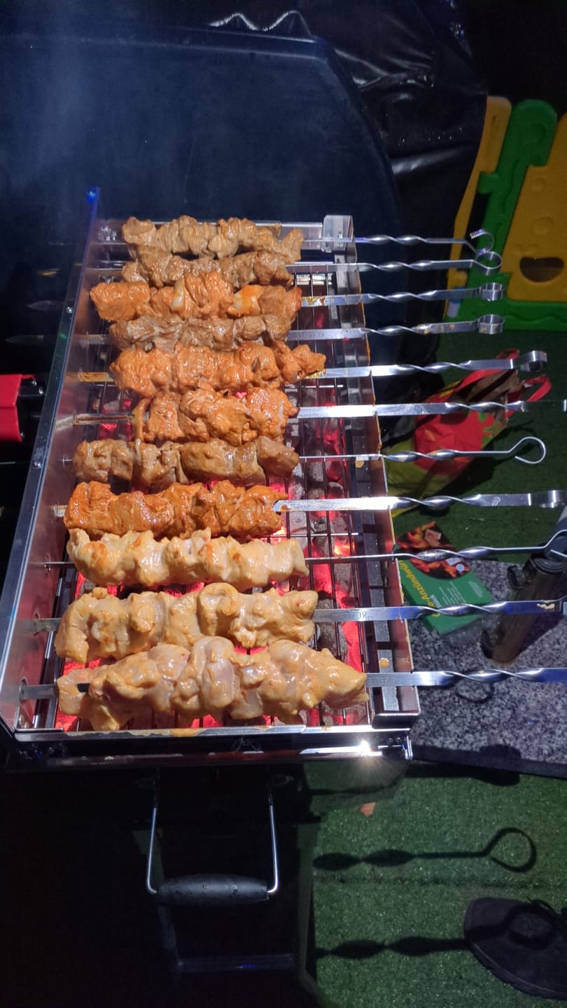 Customer photo review of Schweine-Schaschlik BBQ – süß-rauchige Marinade mit Honig | mySchaschlik