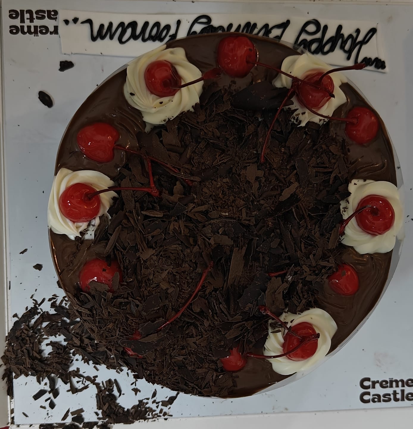 Customer photo review of German Black Forest Cake