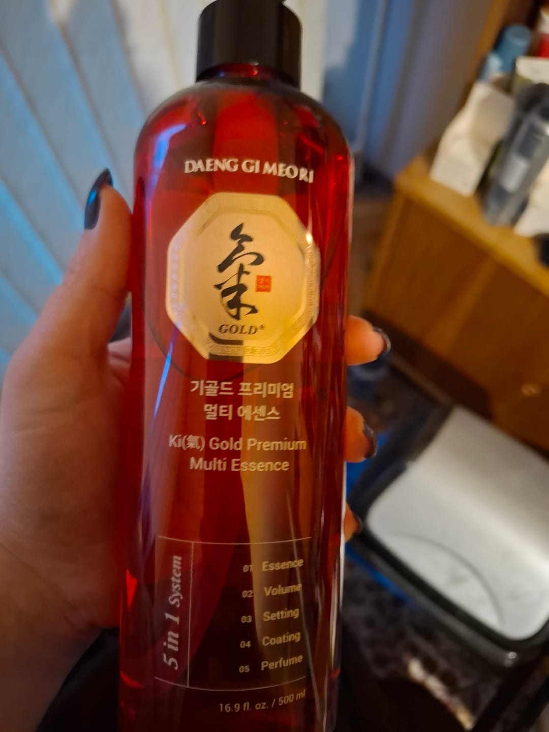 Customer photo review of Серум Течна преса за укротяване на хвърчаща коса Doori Ki Gold Premium