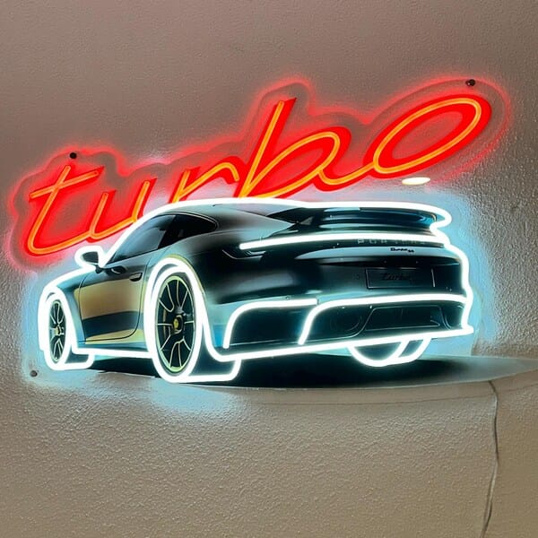 Customer photo review of Custom LED Neon Sign