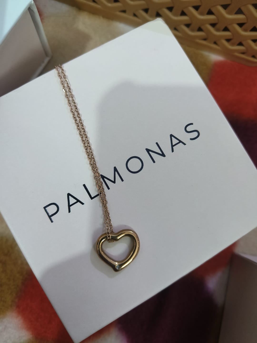 Customer photo review of Heart Pendant Necklace