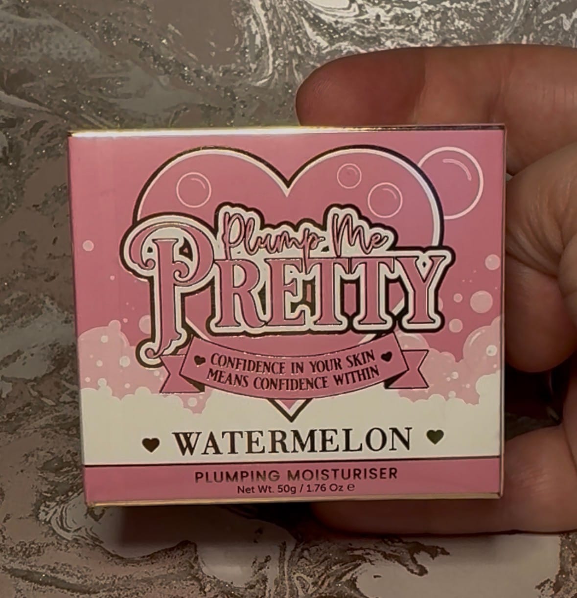Customer photo review of P.Louise Plump Me Pretty Moisturizer