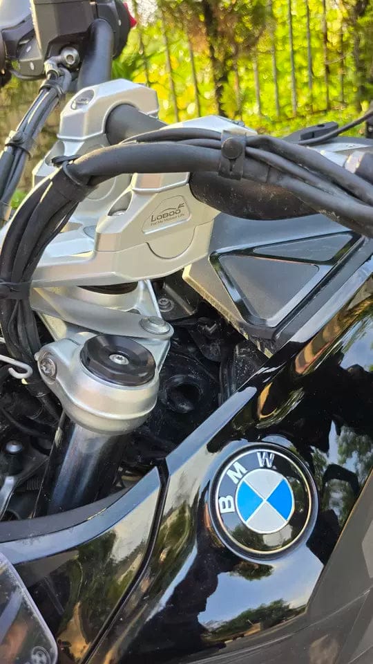 Customer photo review of LOBOO Handlebar Risers for BMW R1300GS（2023-） & Adventure (2024-) | 29mm Rise / 29.5mm Setback Offset Kit