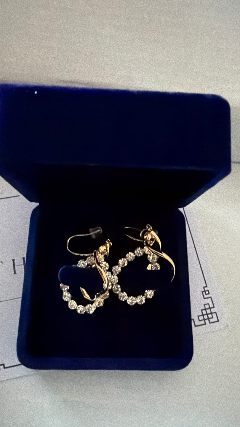 Customer photo review of Parea Earrings