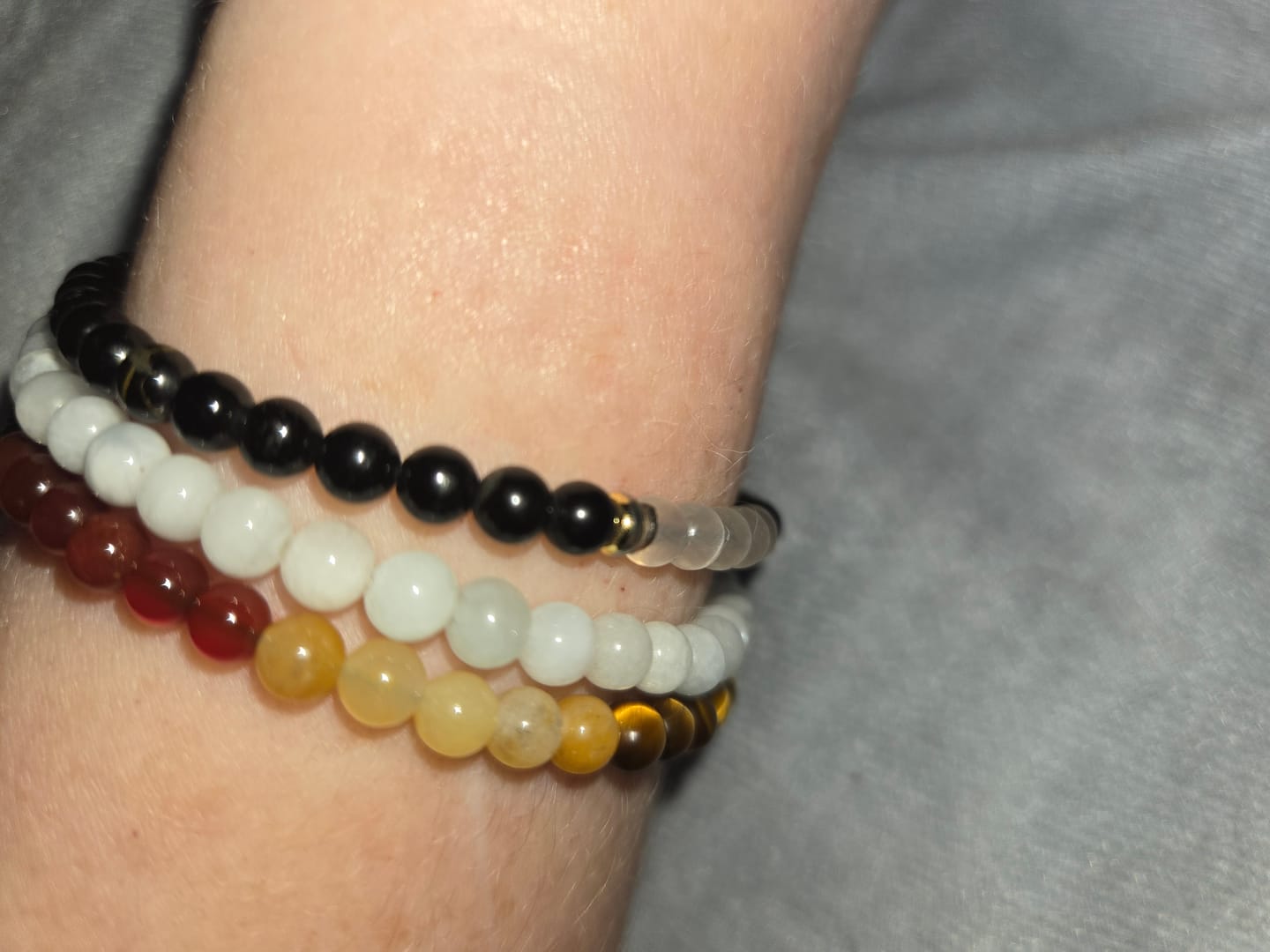 Customer photo review of Aquamarine Bracelet Mini