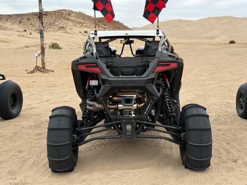 Customer photo review of RPM Polaris RZR Pro R 3" DUAL Sport Muffler W/ 3" Tip