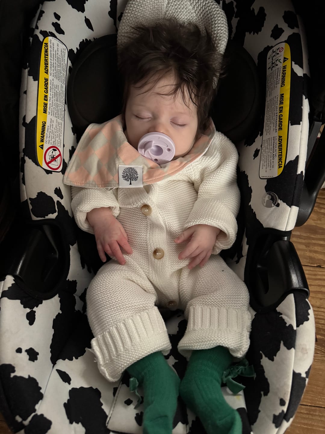 Customer photo review of Luna + Luca Classic Purl Knit Jumpsuit - White
