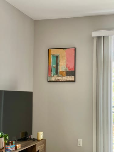 Customer photo review of Minimalist Canvas Art #MI151