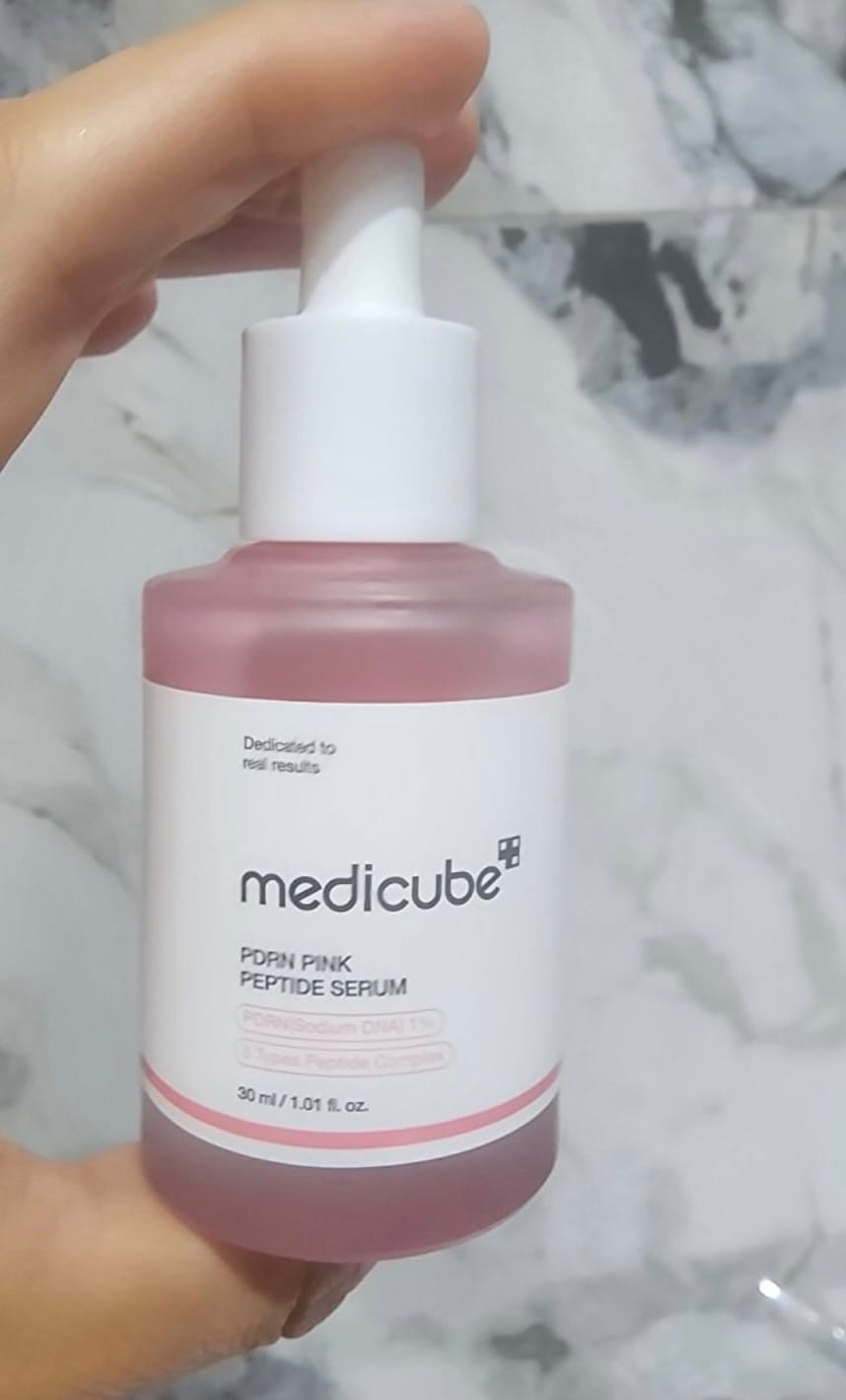 Customer photo review of Liftinga serums ar PDRN un peptīdiem Medicube PDRN Pink Peptide Serum
