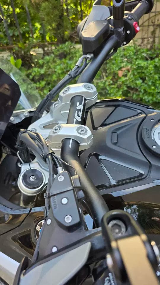 Customer photo review of LOBOO Handlebar Risers for BMW R1300GS（2023-） & Adventure (2024-) | 29mm Rise / 29.5mm Setback Offset Kit