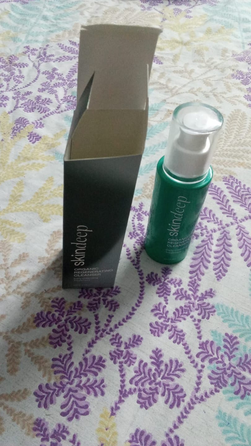 Customer photo review of ORGANIC REGENERATING FACE WASH - Daily Cleansing Treatment