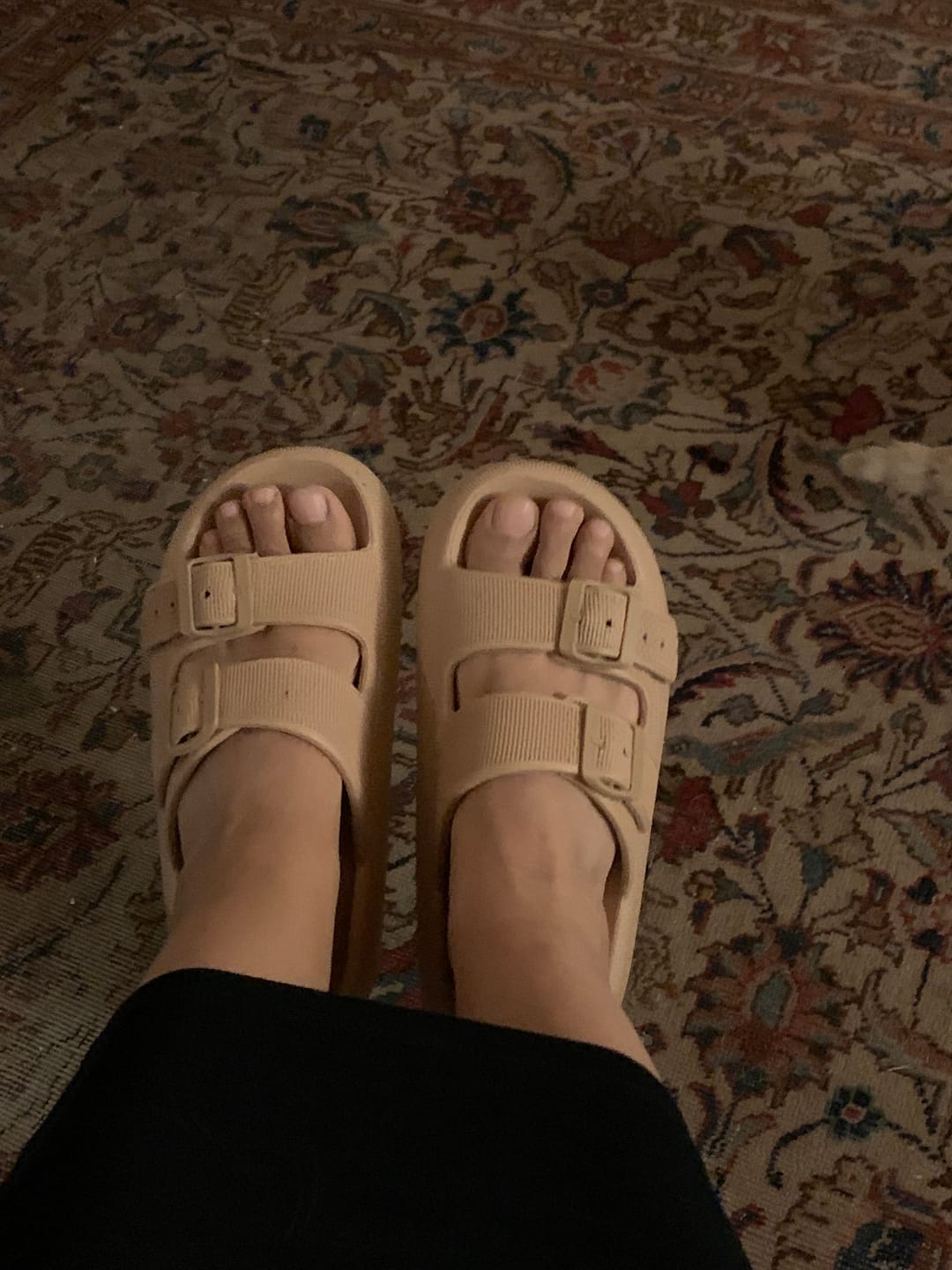 Customer photo review of Chanclas NEGRO