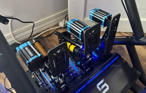 Customer photo review of Simsonn Pro X Ultra Sim Racing Pedal with Haptic Reactor Optional