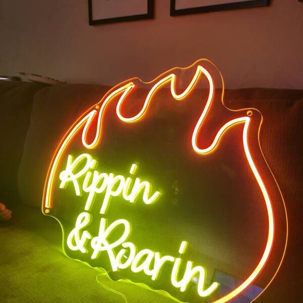 Customer photo review of Custom LED Neon Sign