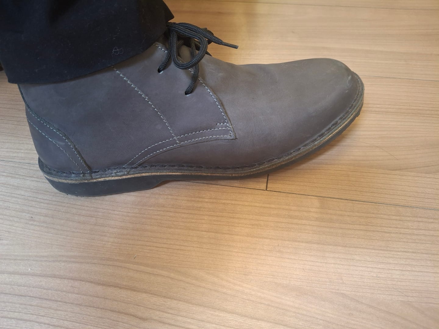 Customer photo review of Veldskoen Chukka (Charcoal Sole)