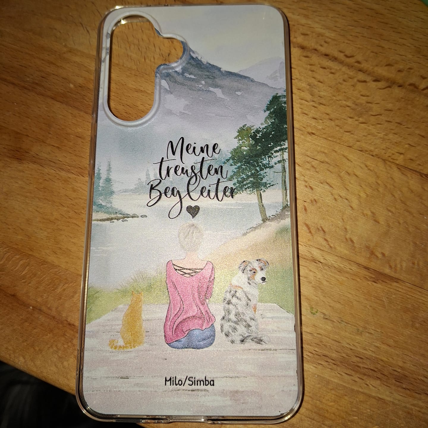 Customer photo review of Unterwegs mit Haustier - Individuelle Handyhülle