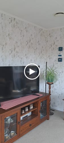 Customer video review of Textured Highlights Wallpaper - White