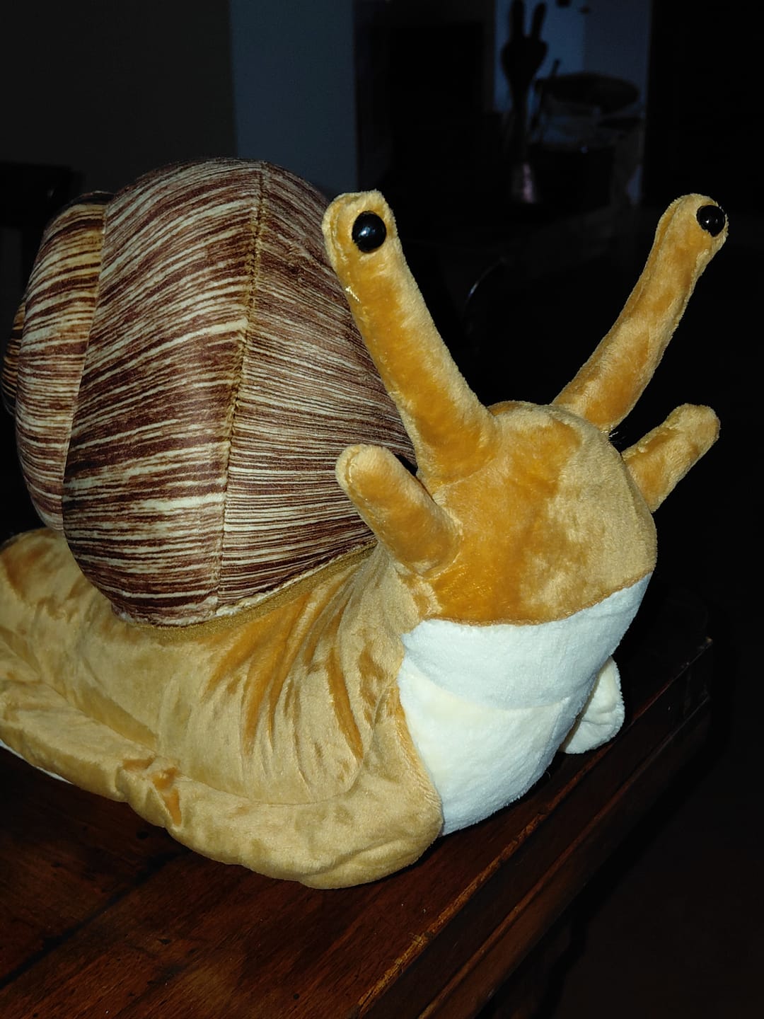 Customer photo review of Snail Soft Stuffed Plush Toy