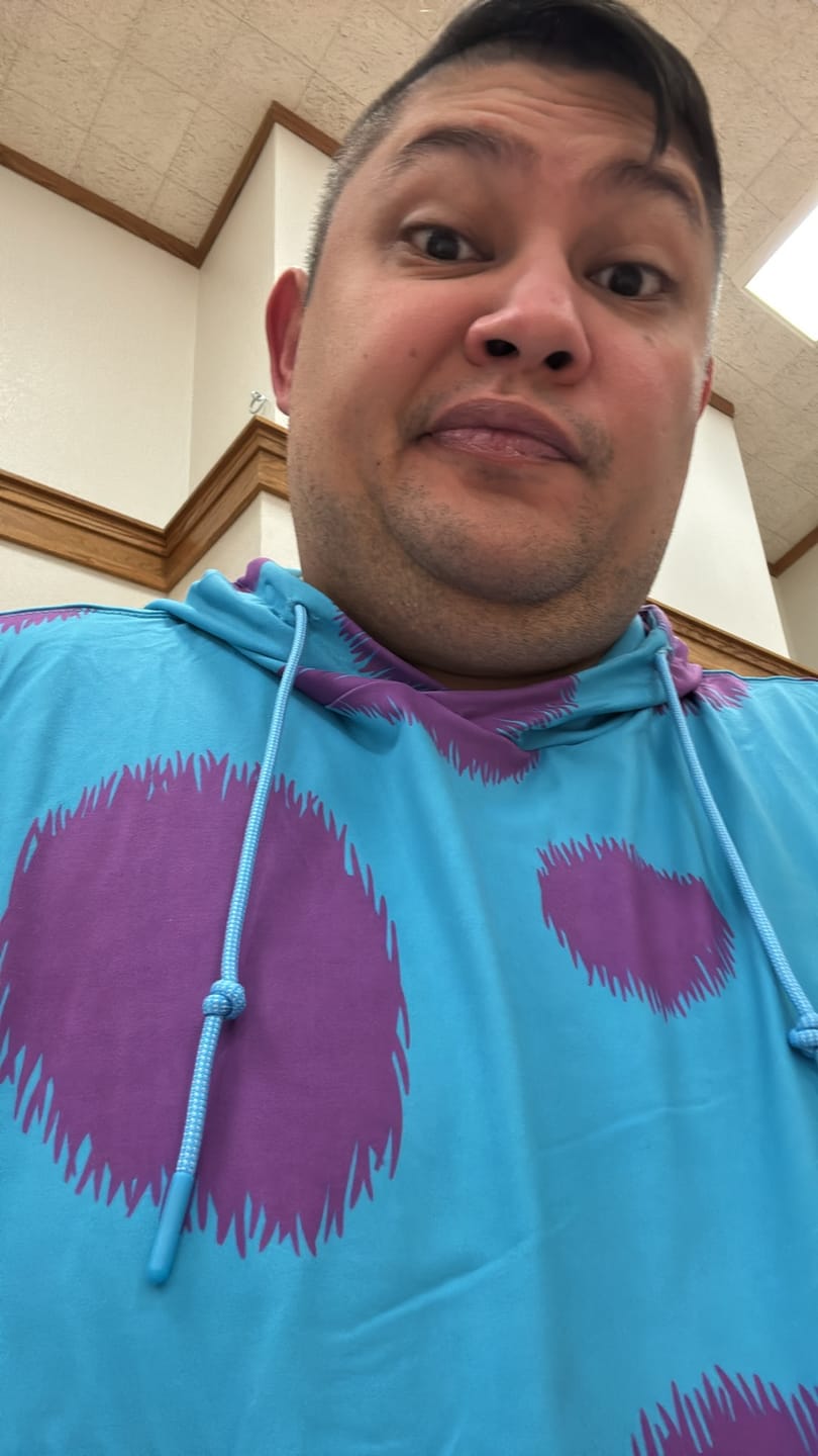 Customer photo review of Disney and Pixar Monsters, Inc. "Sulley" – Performance Hoodie