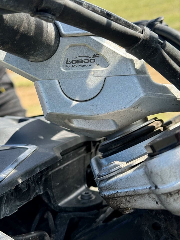 Customer photo review of LOBOO Handlebar Risers for BMW R1300GS（2023-） & Adventure (2024-) | 29mm Rise / 29.5mm Setback Offset Kit