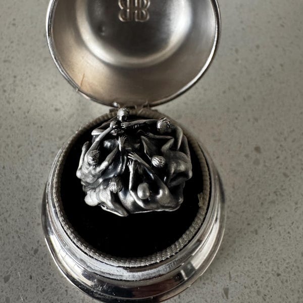 Customer photo review of Writhing Figures Ring