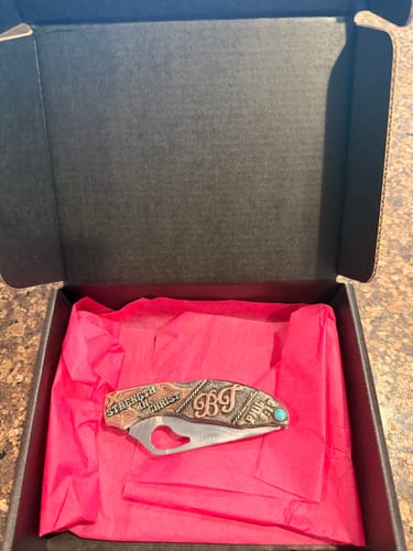 Customer photo review of Custom Knife Design