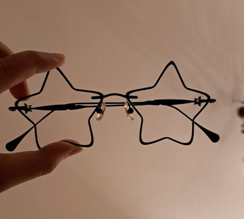 Customer photo review of Starr Eyeglasses