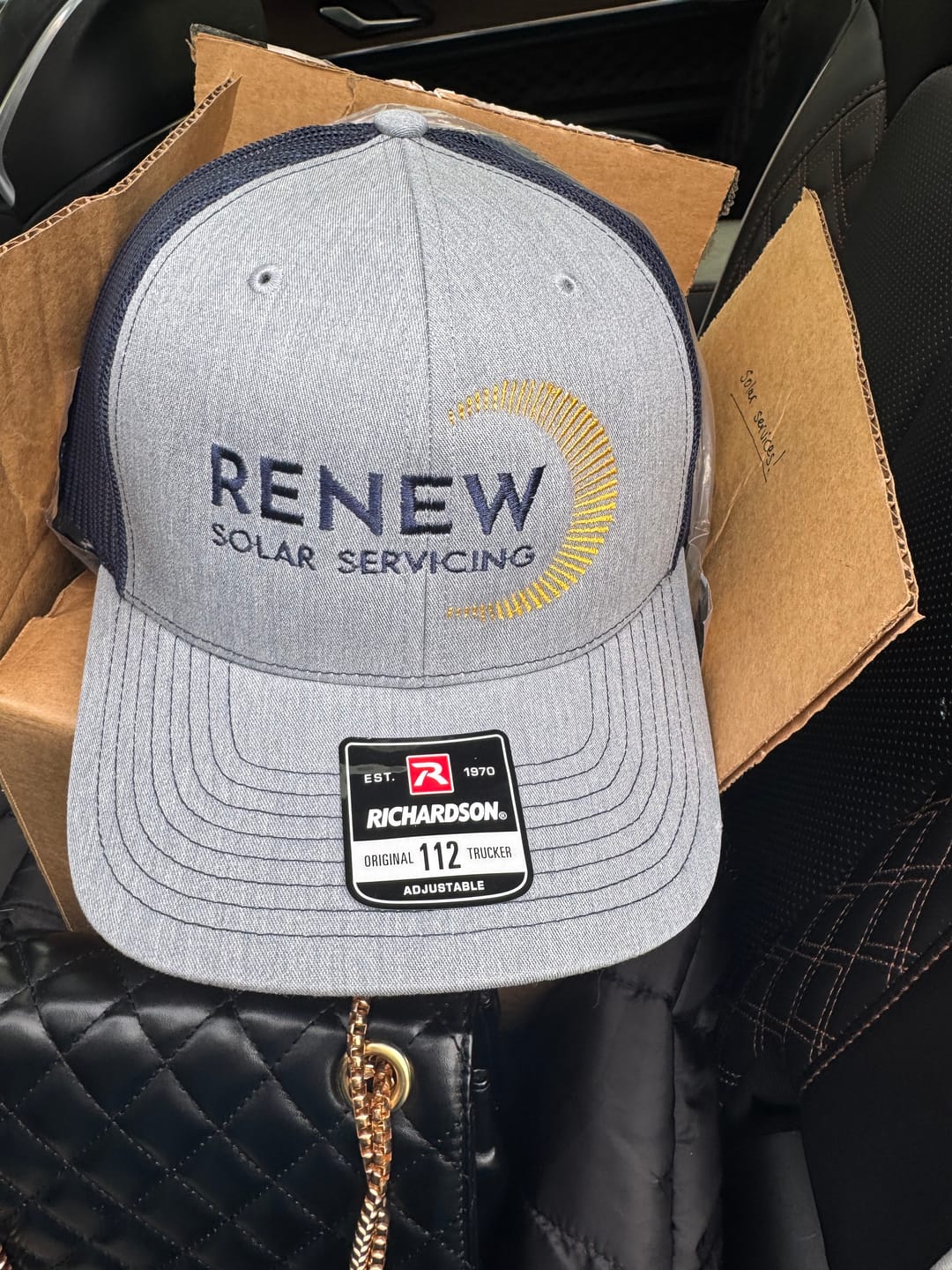 Customer photo review of Richardson 112 Classic Trucker Cap 2-Tone