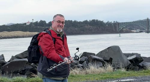 Customer photo review of 12ft "Secret Weapon" Crab Snare/Surf No Excuses Travel Rod, 5-Piece Heavy Action