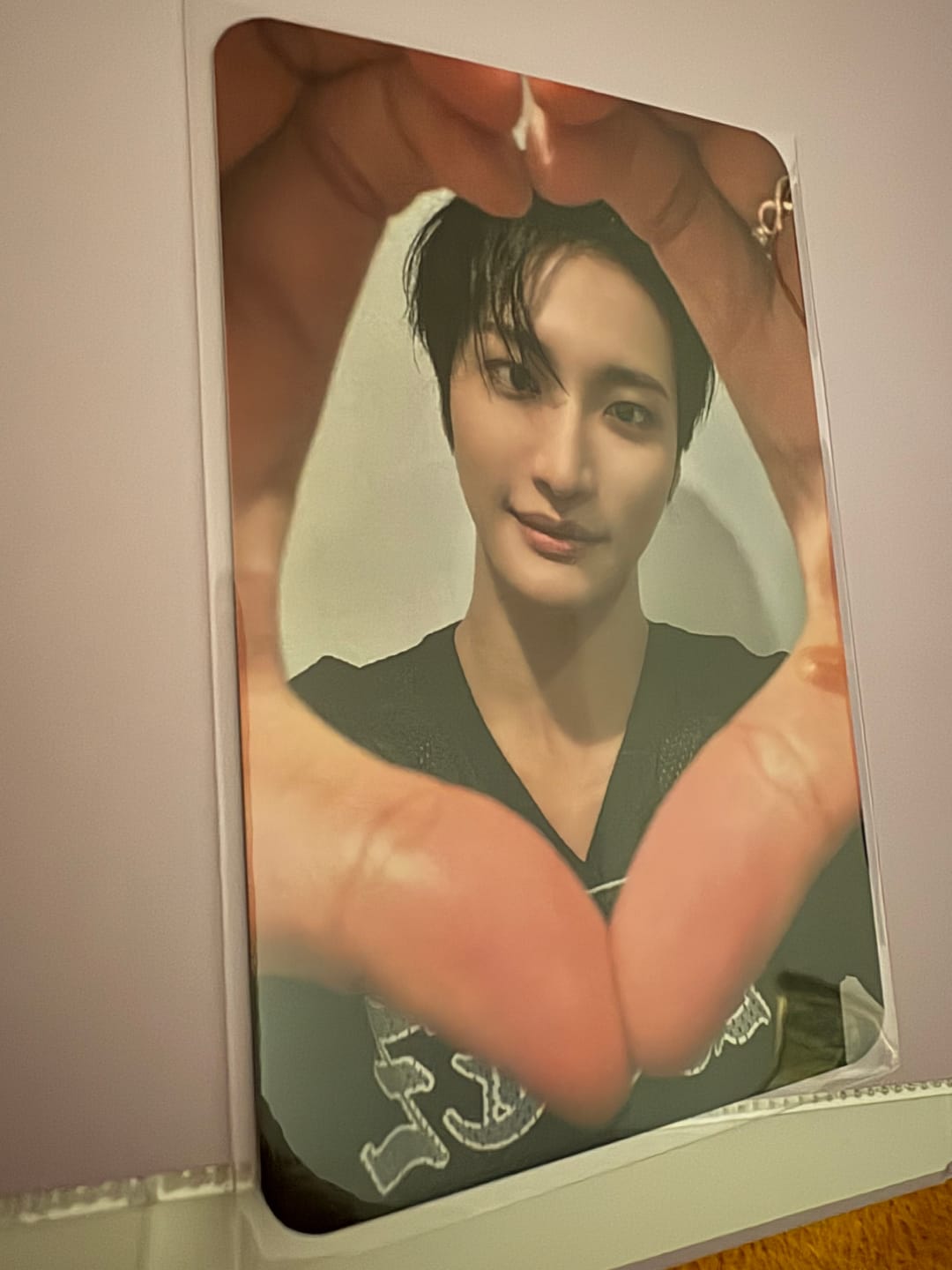 Customer photo review of Premium Photocard Sleeves - Slim - Clear