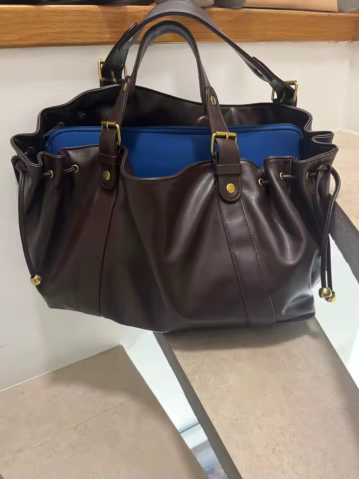 Customer photo review of NWAE - Sac à Main en Cuir Large