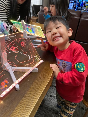 LEDお絵描きボードに関するお客様の写真付きレビュー