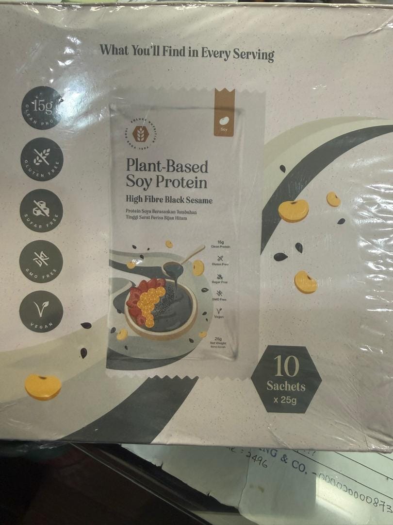 Customer photo review of (CLEARENCE RACK) Protein Box Isolate Plant Powder Sachet - (25g x 10pcs)