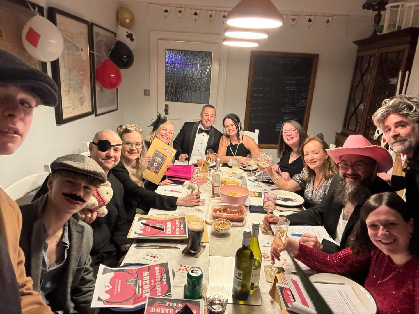 Customer photo review of James Bond Spy Murder Mystery Host Your Own Game Kit