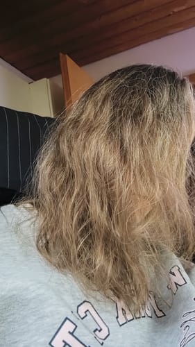 Customer photo review of 15% Herbal-Love Haarseife (Haarwachstum & Haarglanz)