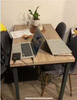 Customer photo review of Span 摺疊餐枱/咖啡吧枱