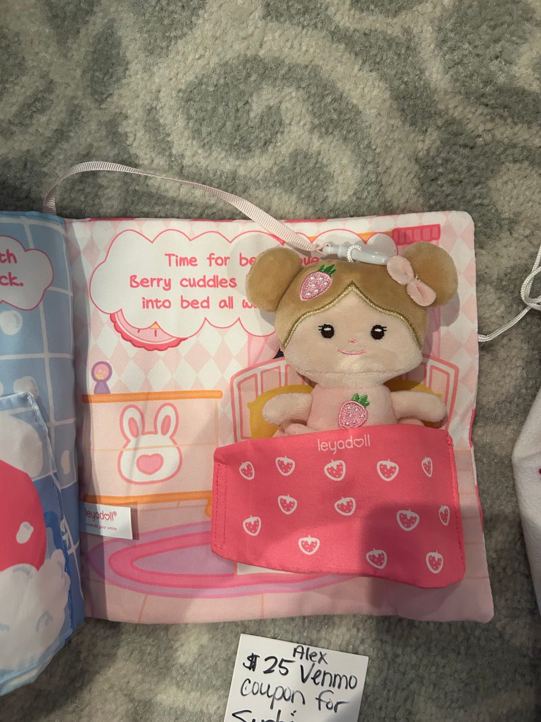 Customer photo review of A Berry Special Day -  Personalized Montessori Soft Book