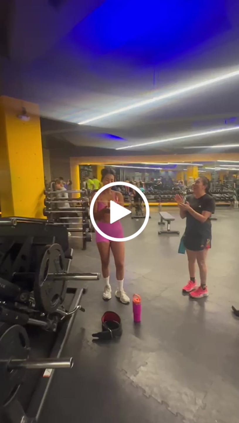 Customer video review of Barbie Pink Bombshell Sports Bra and Shaping Short Set