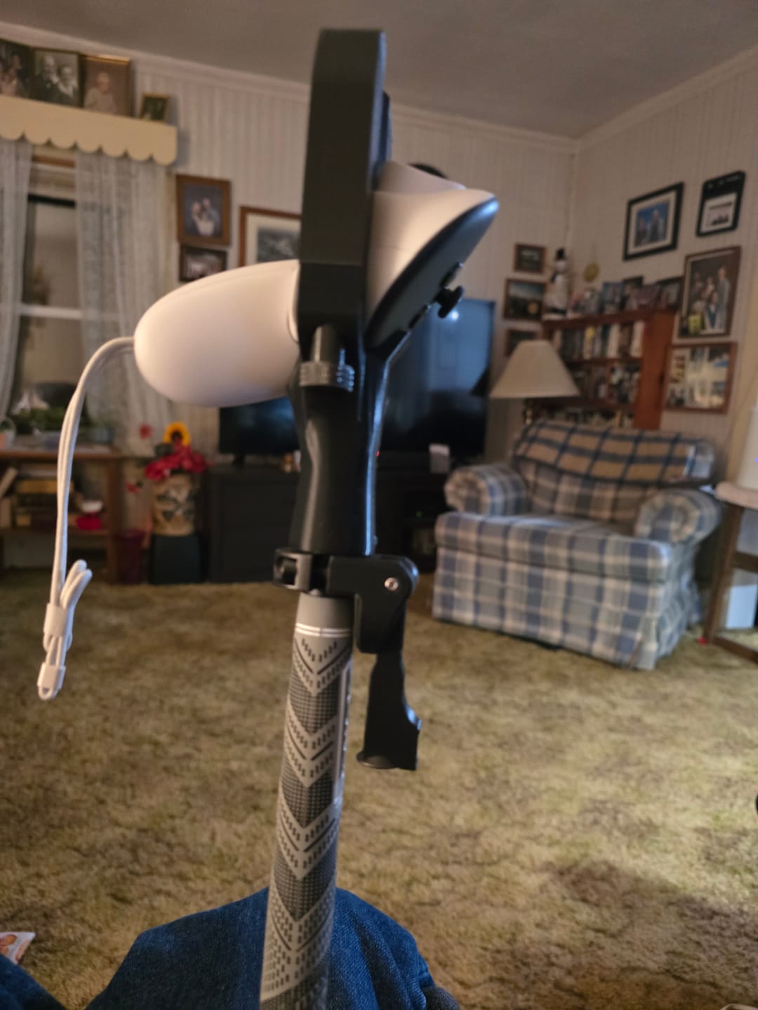 Customer photo review of Snaptic Module - Haptic Feedback for VR Golf