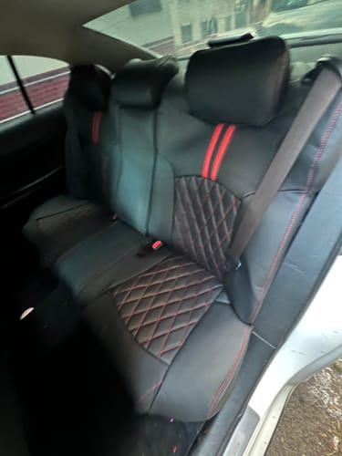 Customer photo review of Premium Custom-Fit Seat Covers