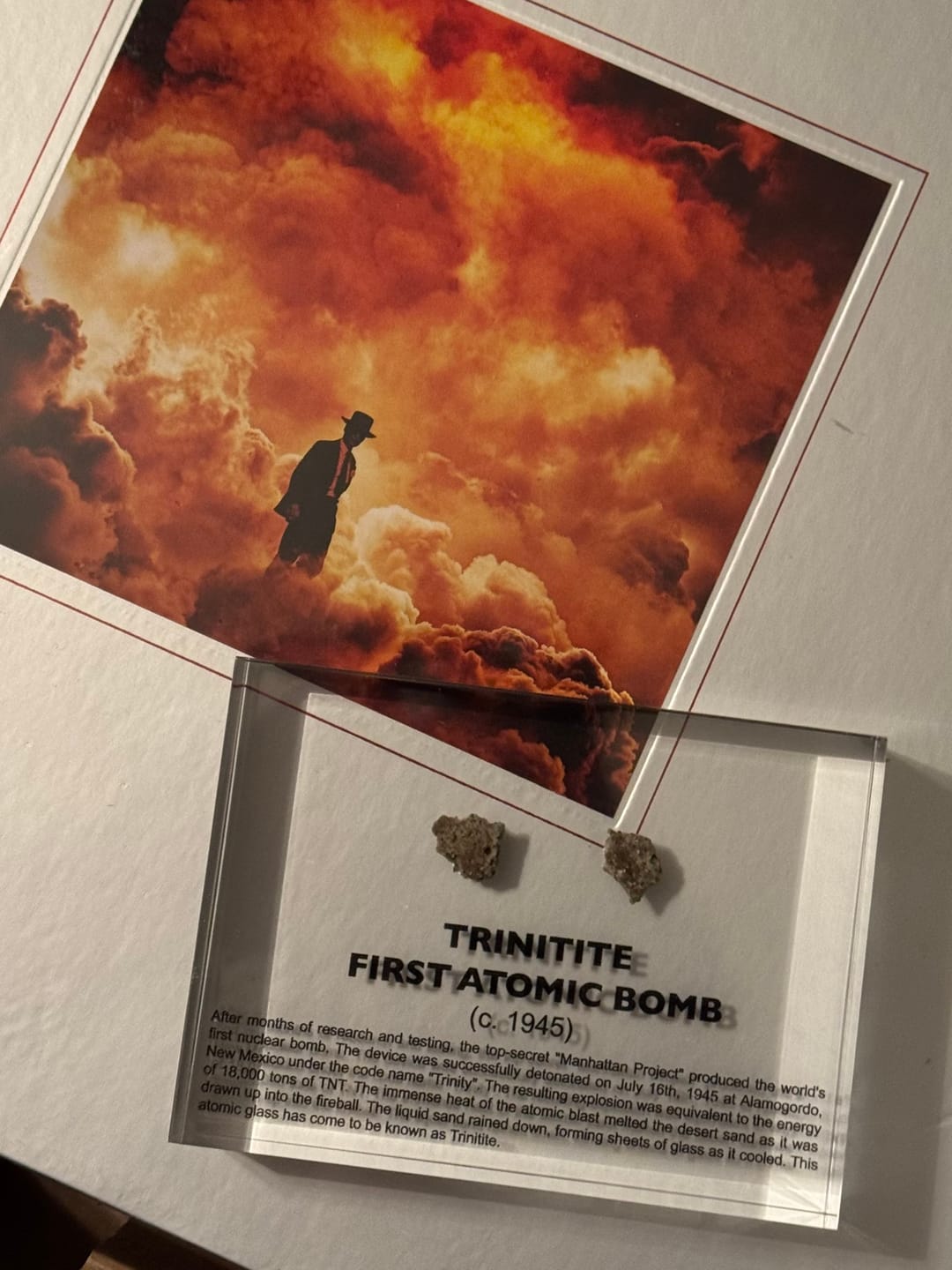 Customer photo review of Trinitite (First Atomic Bomb)