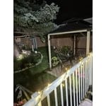 Customer photo review of SUNJOY 8x12 Wood Frame Grill Gazebo with Electrical Outlets and Shelves - Black