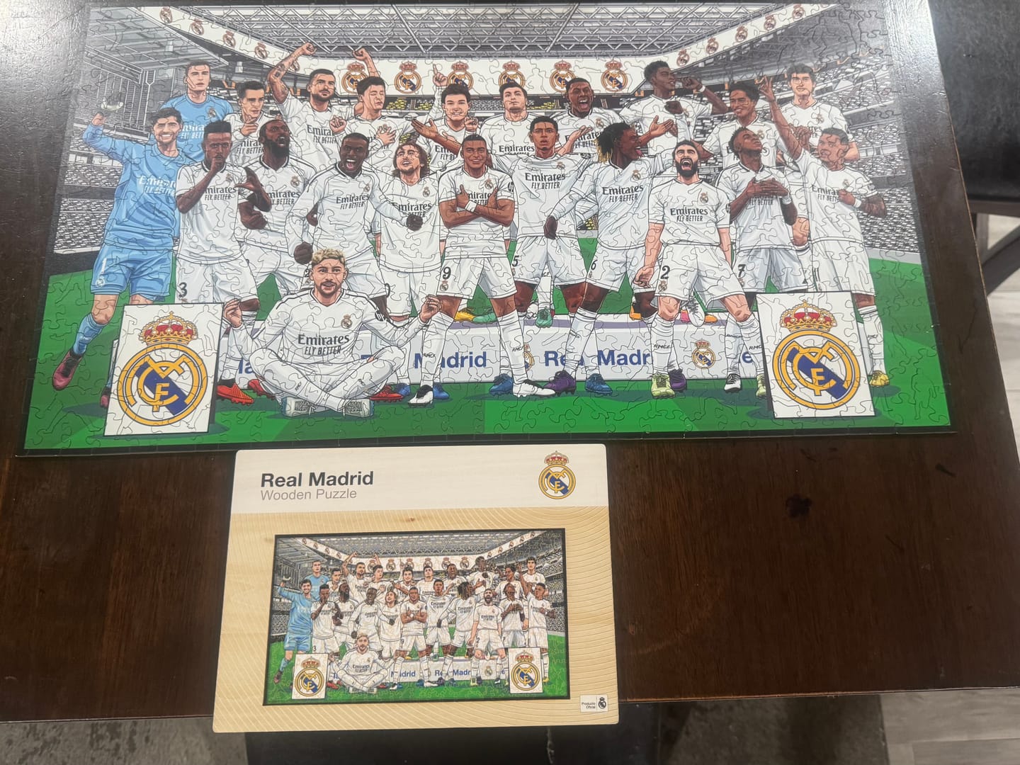 Customer photo review of Real Madrid CF® Team - Wooden Puzzle