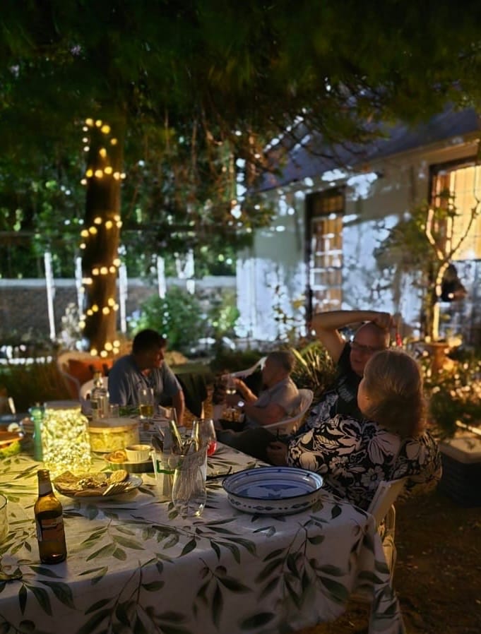 Customer photo review of Black String Solar Fairy Lights