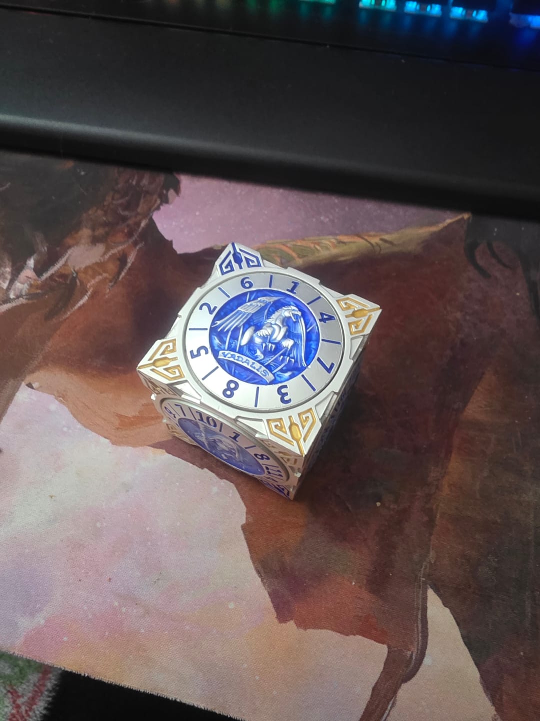 Customer photo review of Masters Dice Relic #000 – Class Legacy Spinner | 7 -in-1 Dual-Spinner Metal Dice