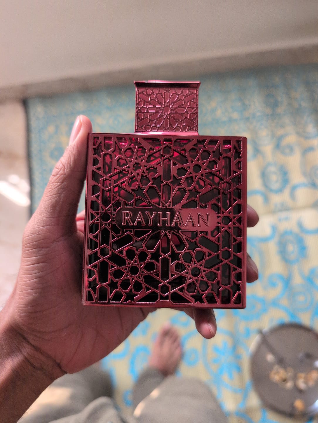 Customer photo review of Rayhaan Crimson Eau De Parfum For Unisex