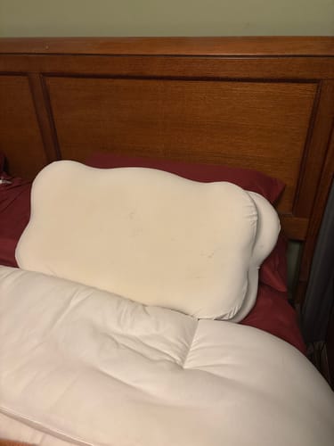 Customer photo review of Cloud Cooling Pillow Case