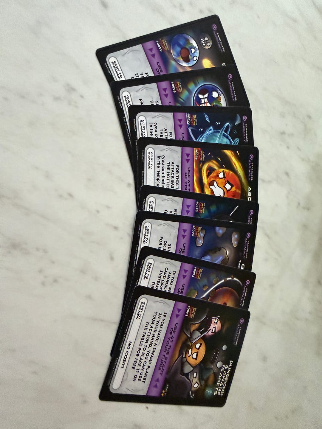 Customer photo review of SolarCards Booster Packs: 3 & 5 Pack Bundle