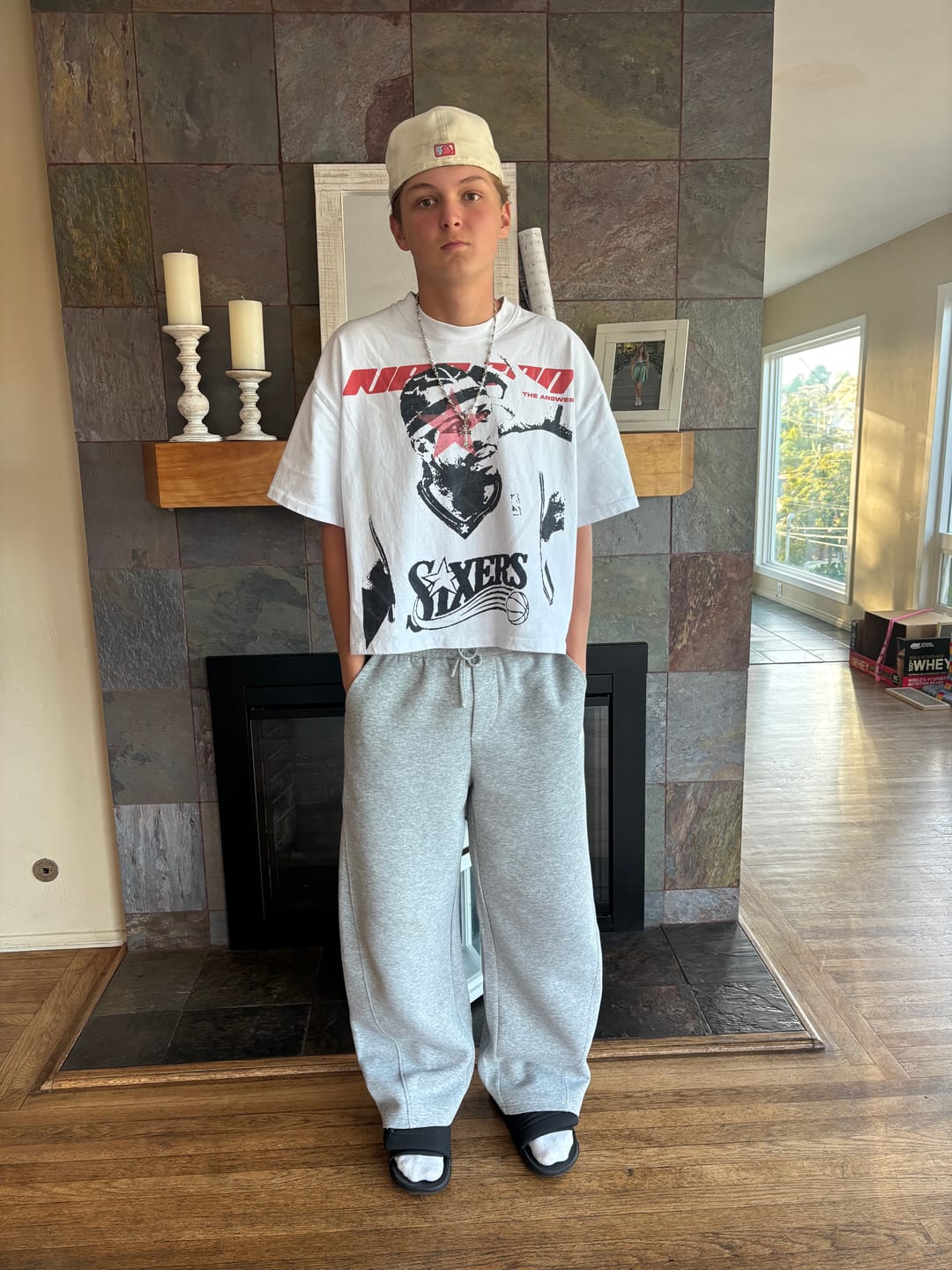 Customer photo review of Aelfric Eden Baggy Sweatpants
