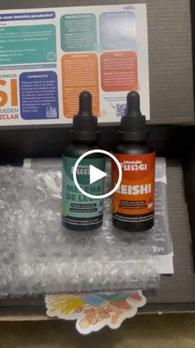 Customer video review of Gotas de Melena de León - Ultra concentrado 50ML